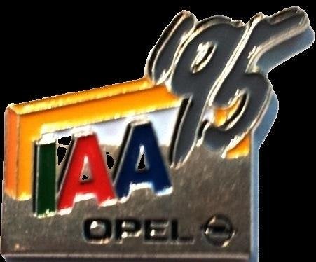 Opel IAA'95 pin, Verzamelen, Verzenden, Nieuw, Transport, Speldje of Pin