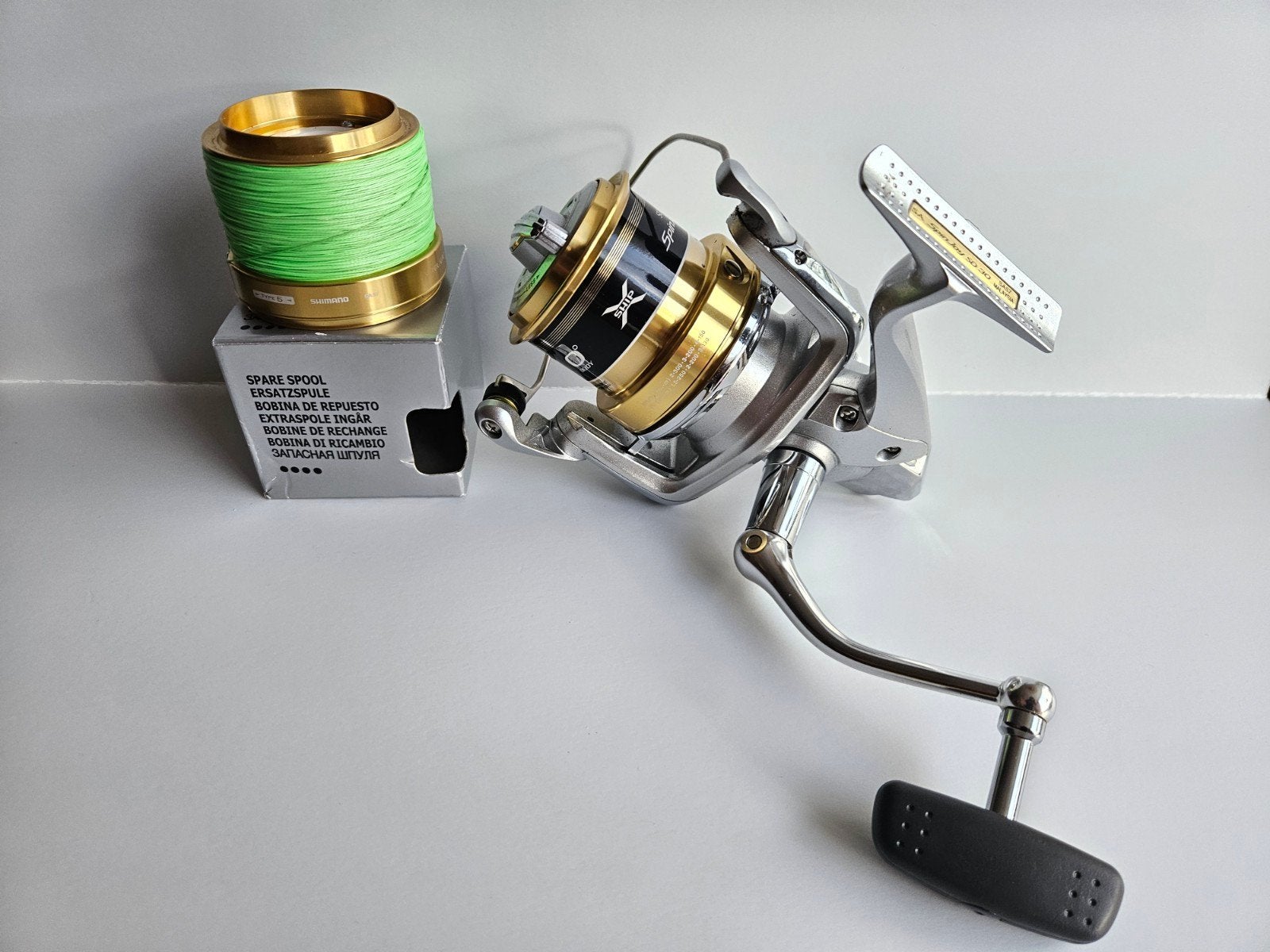 Shimano Super Aero SpinJoy SD 30 werpmolen, Ophalen of Verzenden, Zo goed als nieuw, Molen
