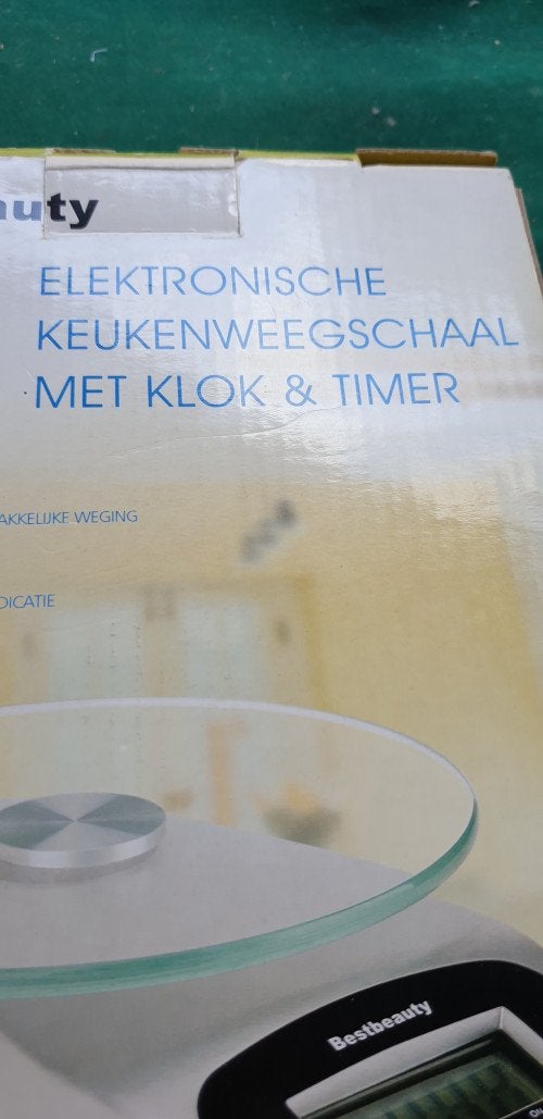 keukenweegschaal elektronisch, Huis en Inrichting, Ophalen of Verzenden, 'T Olde Gre-j, Info@toldegrej.nl, Endepoelstraat 20f Didam