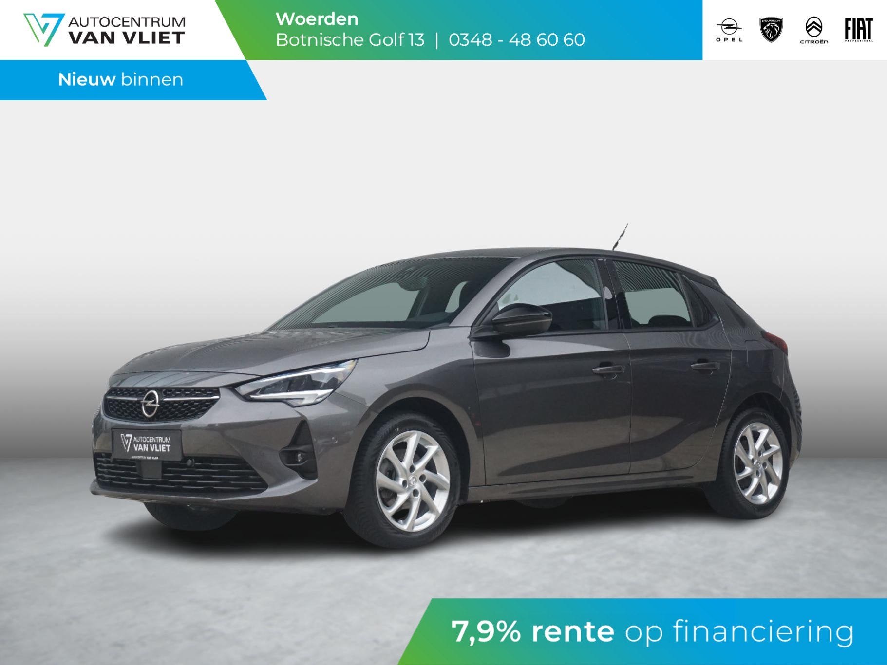 Opel Corsa 1.2 GS Line Parkeer pakket, Voorwielaandrijving, 12 maanden, Stof, Gebruikt