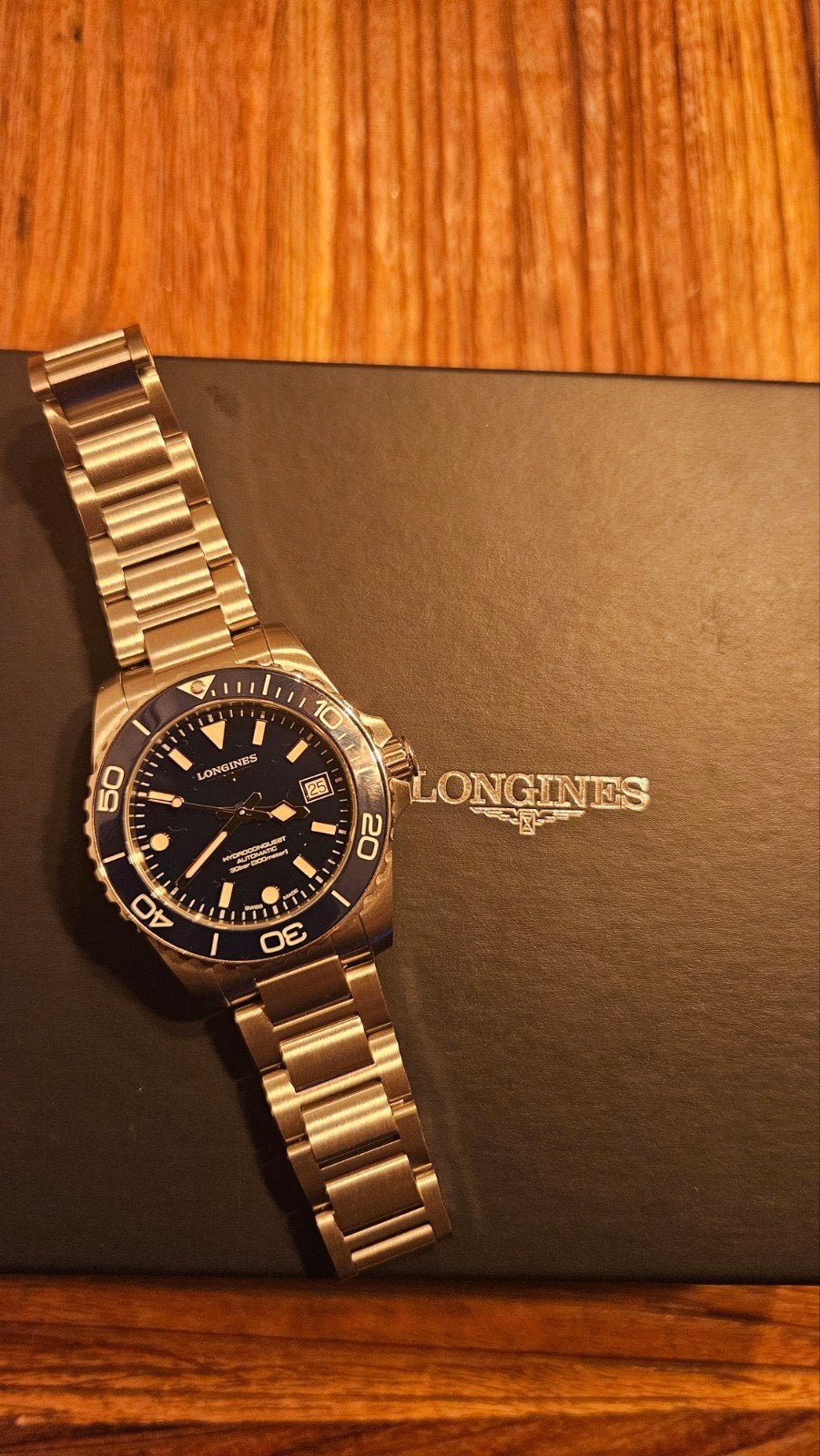 Longines hydroconquest 39mm 2026, Staal, Staal, Polshorloge, Nieuw