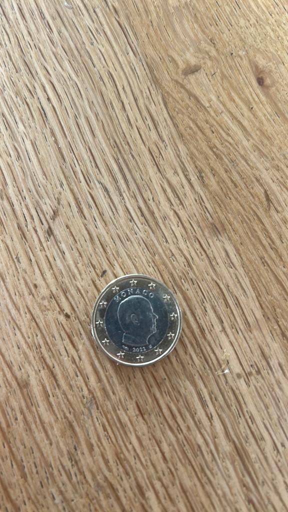 Een munt uit monaco in 2022, Ophalen of Verzenden, Monaco, 2 euro, Losse munt