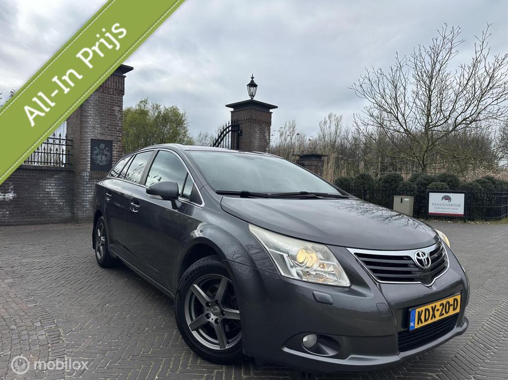 Toyota Avensis Wagon 2.0 VVTi Business 153pk! Trekhaak✅, Voorwielaandrijving, Zwart, 4 cilinders, Met garantie (alle)