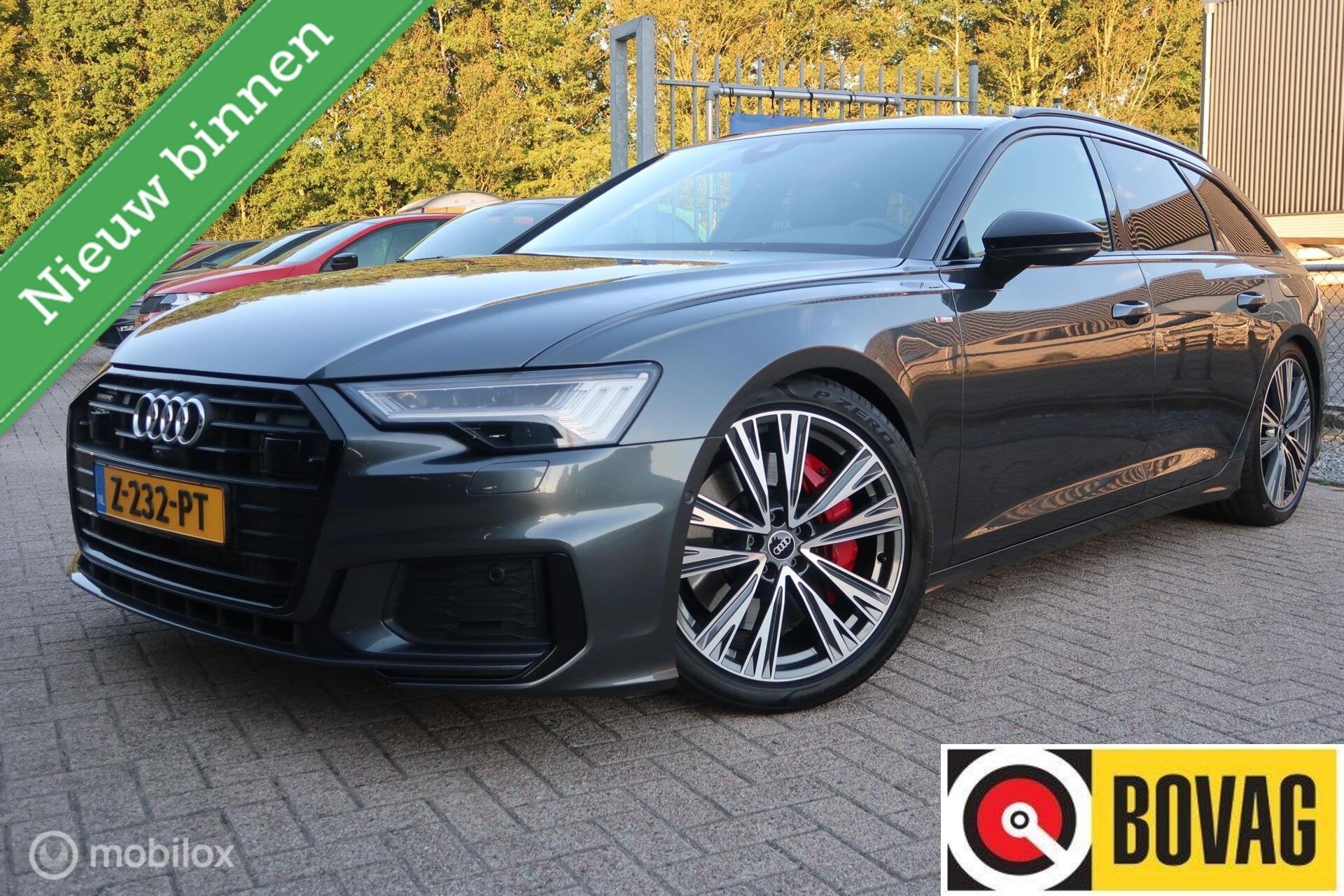 Audi A6 Avant 55 TFSI e quattro Competition TREKHAAK, Auto's, Automaat, Gebruikt, 4 cilinders, Leder en Stof