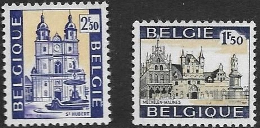 04-08 België MI 1667/8 postfris, Postzegels en Munten, Postzegels | Europa | België, Verzenden, Postfris