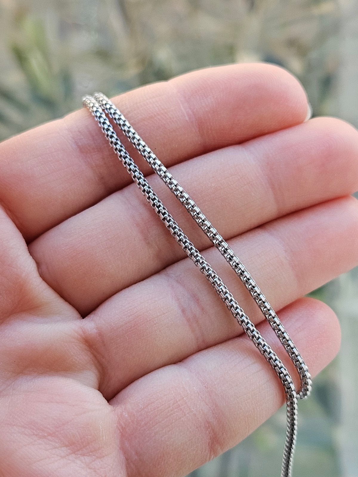 Rvs stalen mesh ketting, Ophalen of Verzenden, Nieuw, Zilver, Overige materialen