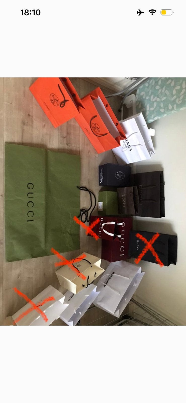 Gucci prada hermes burberry tas doos tassen, Ophalen of Verzenden