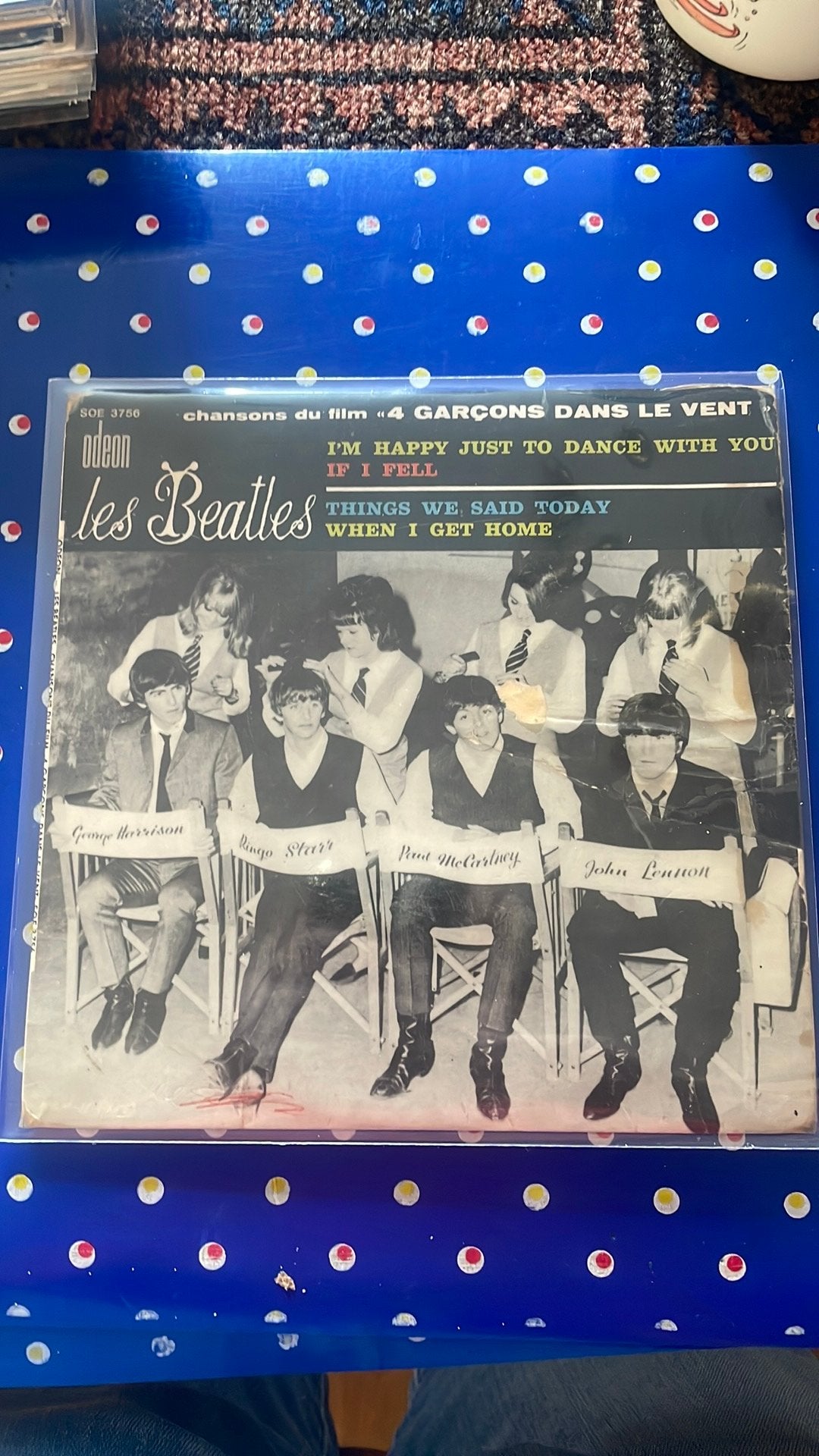 EP Les Beatles: 4 Garcons dans le vent, Ophalen of Verzenden, EP