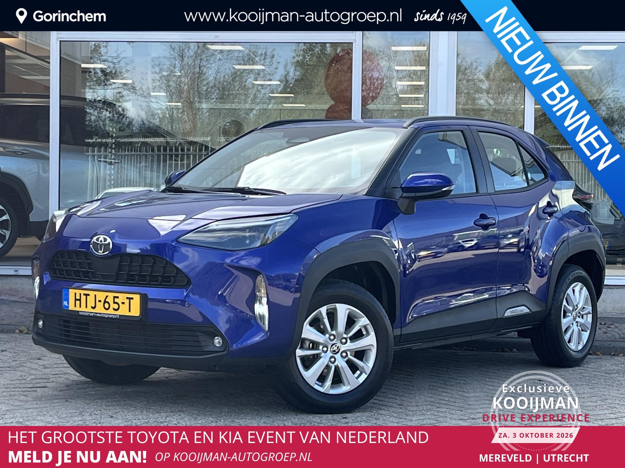 Toyota Yaris Cross 1.5 Hybrid 115 Active l nette auto l wein, Stof, Gebruikt, 1165 kg, Blauw