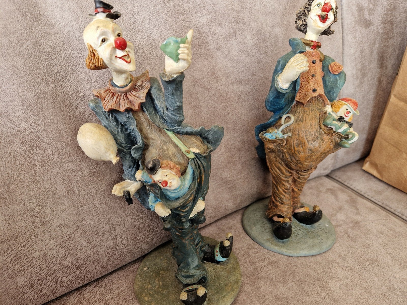 Set van 3 decoratieve clown beelden, Verzamelen, Ophalen of Verzenden, Zo goed als nieuw