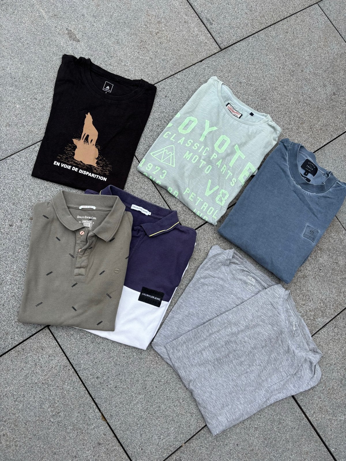 Diverse korte mouw shirts - Silvercreek, Hema, Calvin Klein,, Ophalen of Verzenden, Gebruikt, Jongen, Shirt of Longsleeve