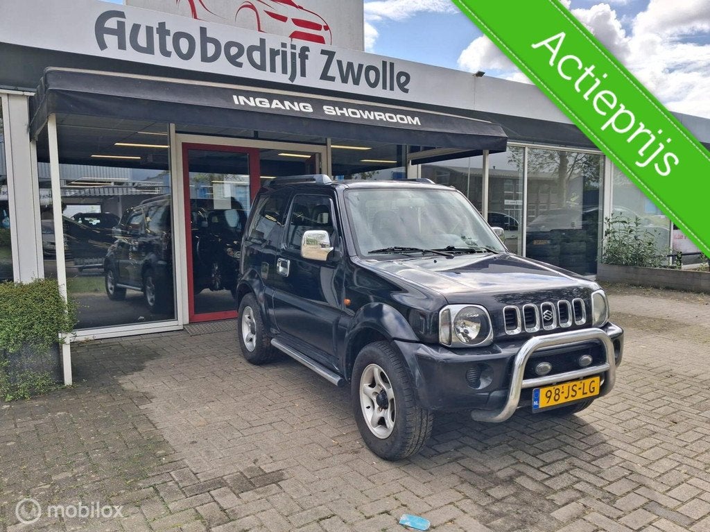 SUZUKI JIMNY 1.3 JLX AUTOMAAT|2002|4X4|YOUNGTIMER|AIRCO|APK!, Auto's, Automaat, 1025 kg, Stof, 4 stoelen