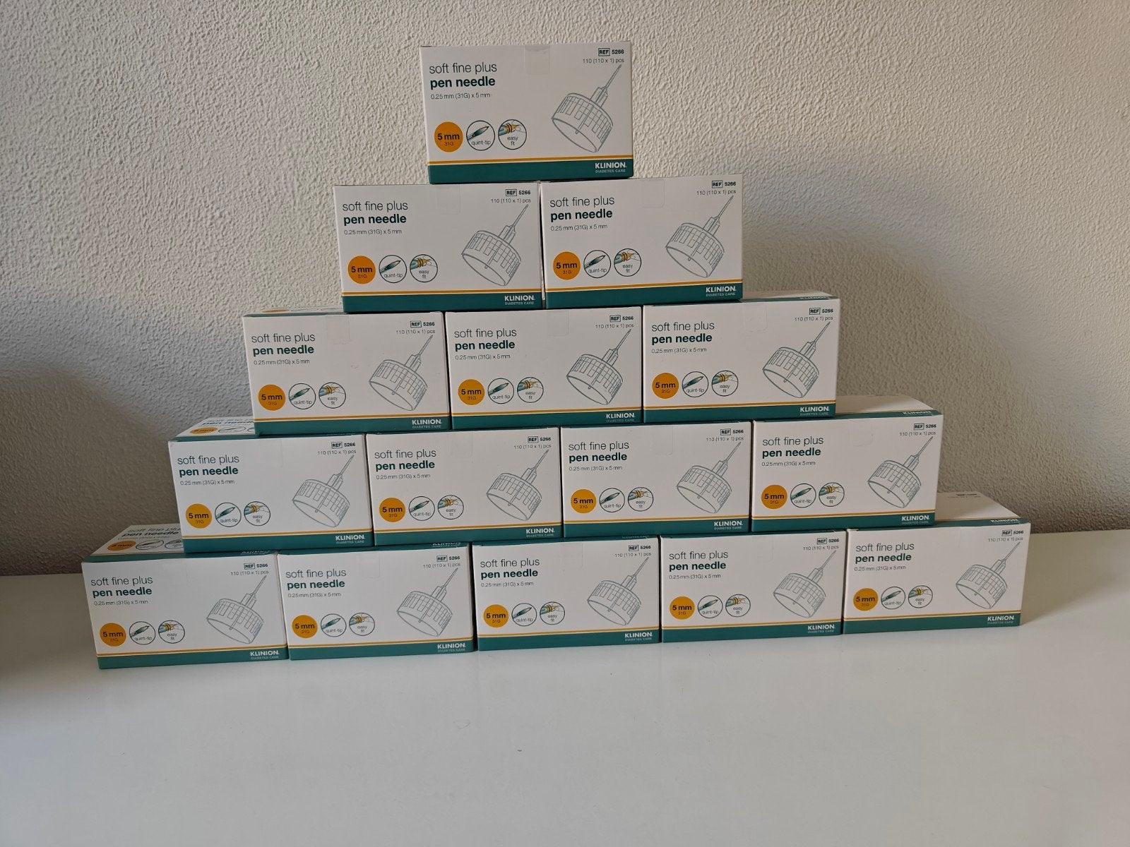 5mm pennaalden (Klinion) 15 stuks, Ophalen of Verzenden, Nieuw