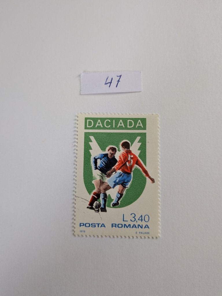 Voetbal, Verzenden, Overige landen, Gestempeld