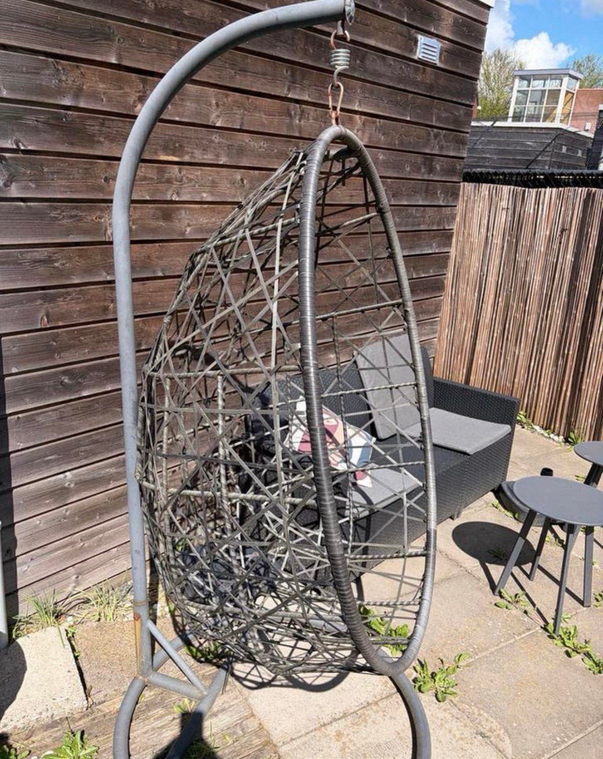(ei) hangstoel tuin, Ophalen, Gebruikt