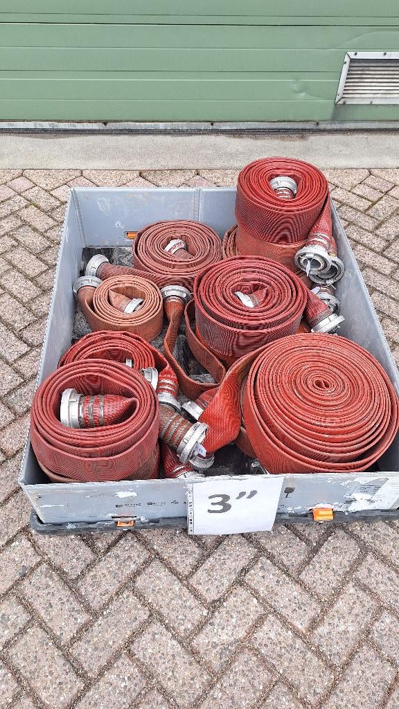 180 m1 Brandweerslang Brandweerslangen 3" Storz koppeling 81, Ophalen, Gebruikt, Overige typen, Industriepark 2a 9351PA Leek