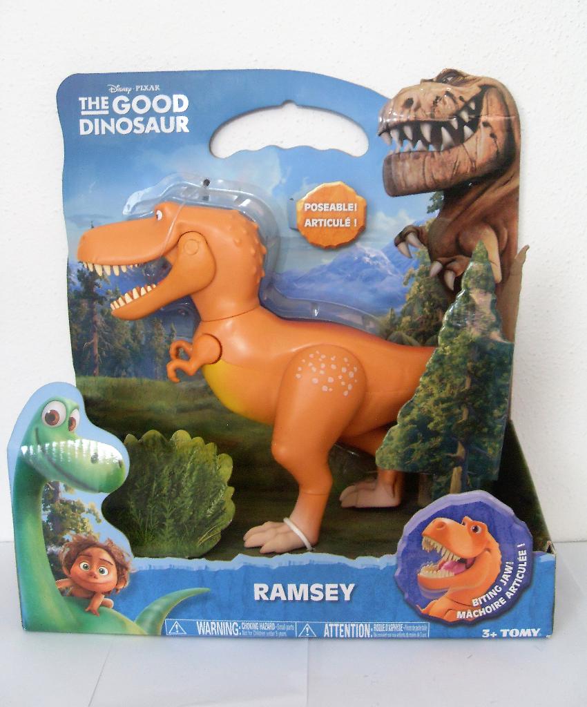 The Good Dinosaur Ramsey Figuur Disney Pixar T-Rex, Verzamelen, Disney, Zo goed als nieuw, Beeldje of Figuurtje, Overige figuren