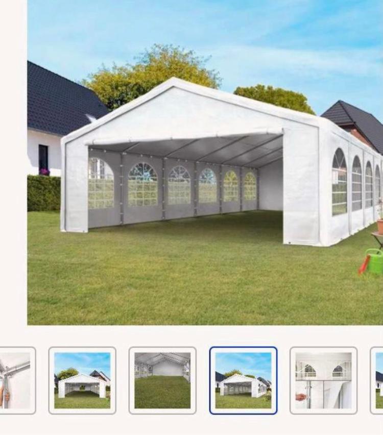 Huren partytent 5x5 meter, Partytent, Zo goed als nieuw, 4 tot 6 meter, 5 tot 8 meter