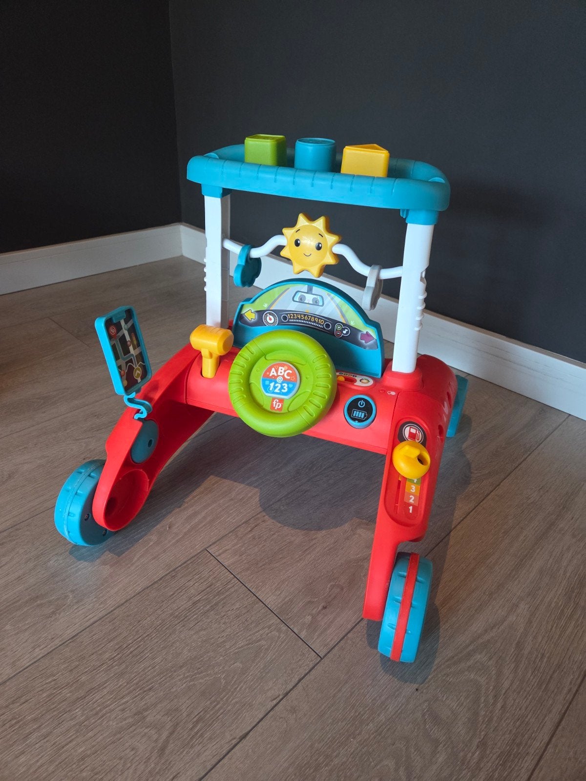 loopwagen fisher price, Ophalen of Verzenden, Zo goed als nieuw, Duw- of Trekspeelgoed, Met licht