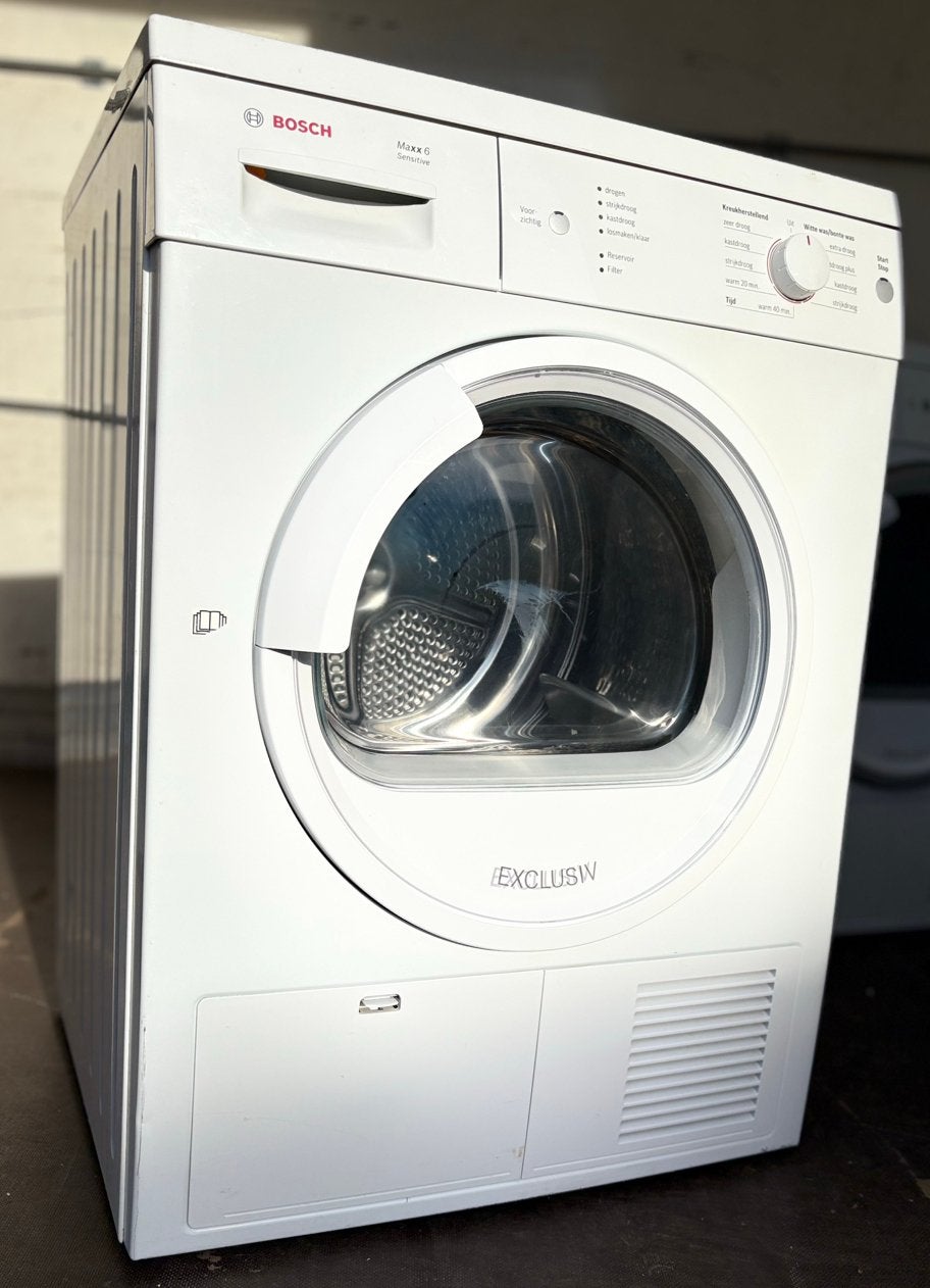 Bosch Maxx 6 Sensitive wasdroger – nieuwstaat met 3 mnd gar, Witgoed en Apparatuur, Wasdrogers, 6 tot 8 kg, Minder dan 85 cm, Ophalen of Verzenden