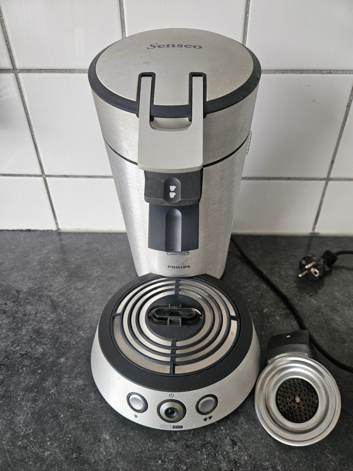 Philips Senseo Original Koffiezetapparaat Zilver, Witgoed en Apparatuur, Ophalen, Koffiepads en cups, Gebruikt, Koffiemachine
