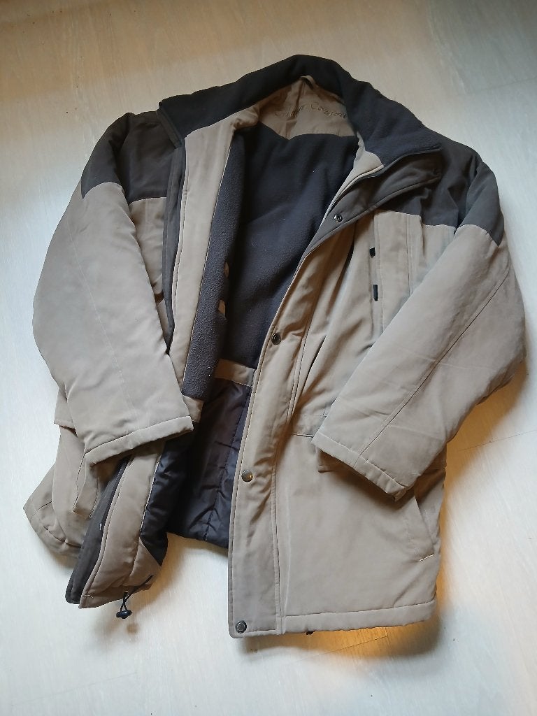 Heren jas outdoorjack maat 58 (ALS NIEUW), Maat 56/58 (XL), Ophalen of Verzenden, Zo goed als nieuw, Bruin