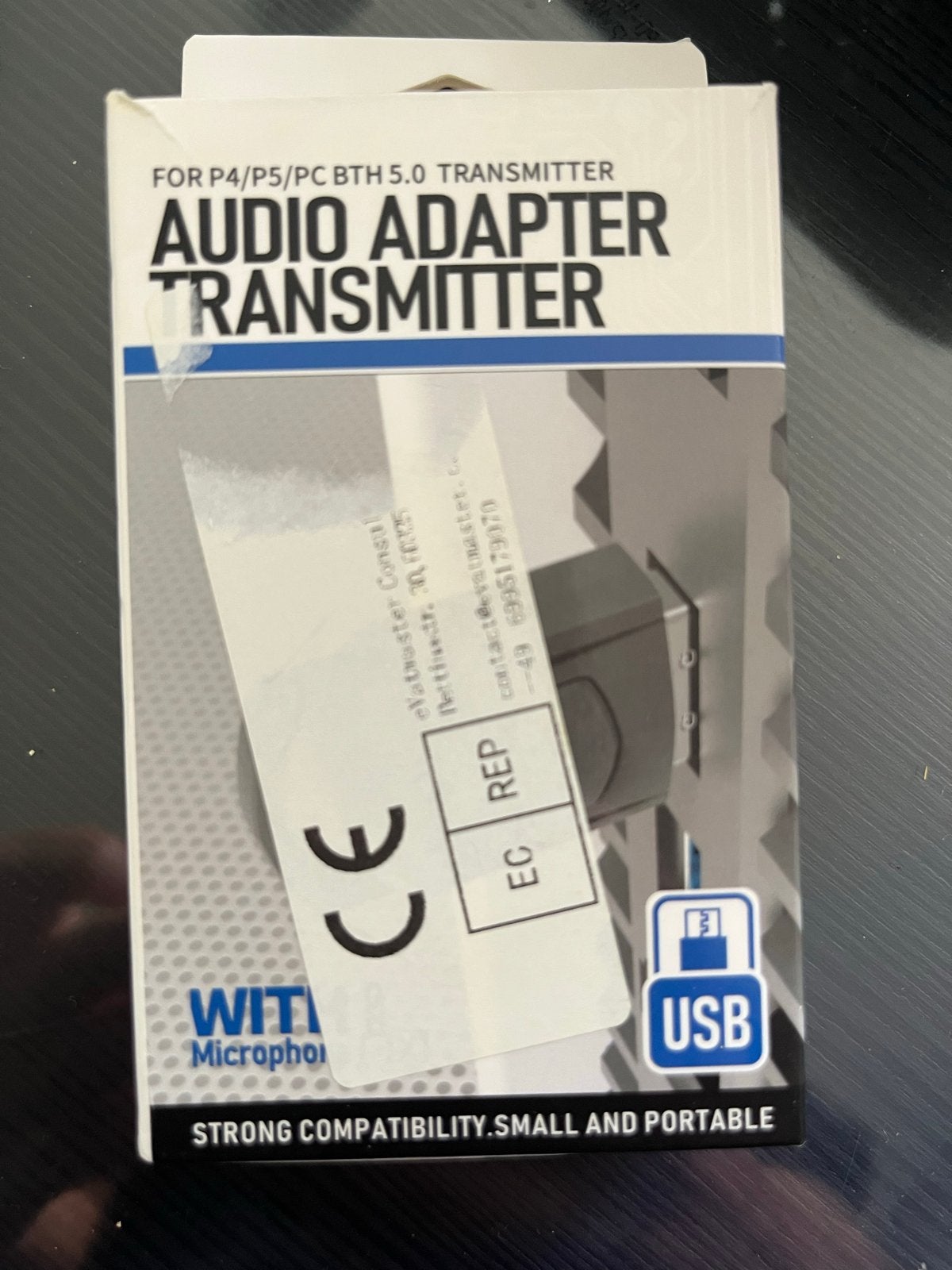 Audio Adapter Transmitter voor PS4/PS5/PC BTH 5.0, Ophalen of Verzenden, Nieuw, Minder dan 2 meter, Overige kabels