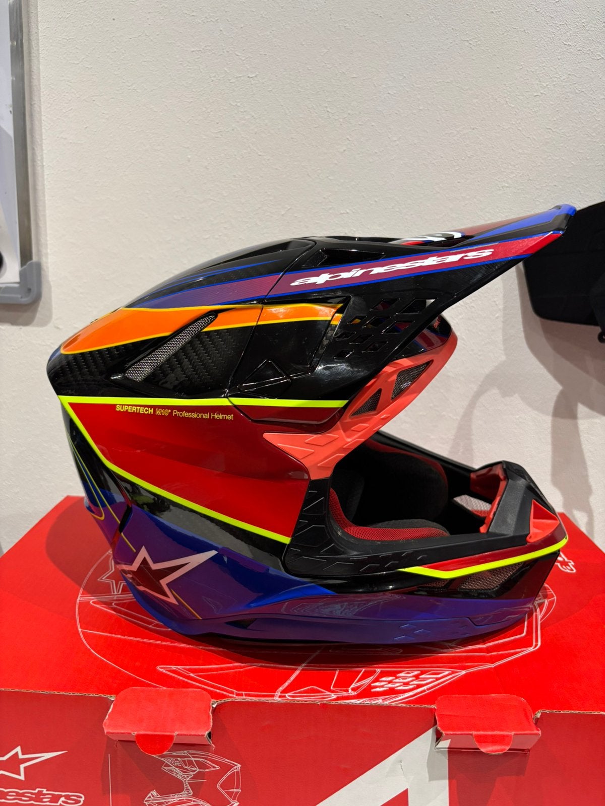Alphinestar sm10 motorcross helm, Overige merken, Ophalen of Verzenden, Tweedehands, Heren
