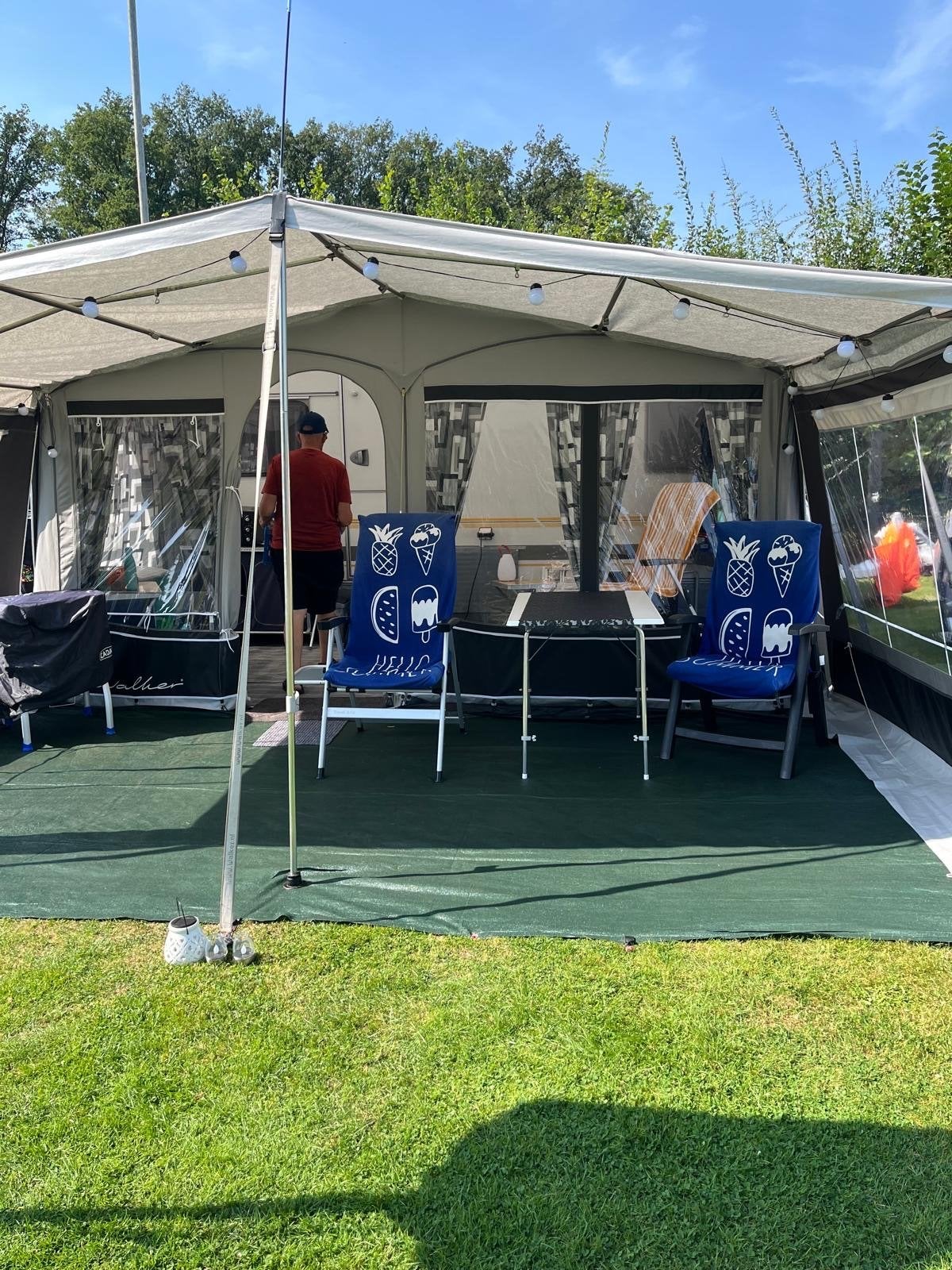Walker Patio Luifel 900 (15”) kleur ws1 met zijwande, Ophalen, Gebruikt
