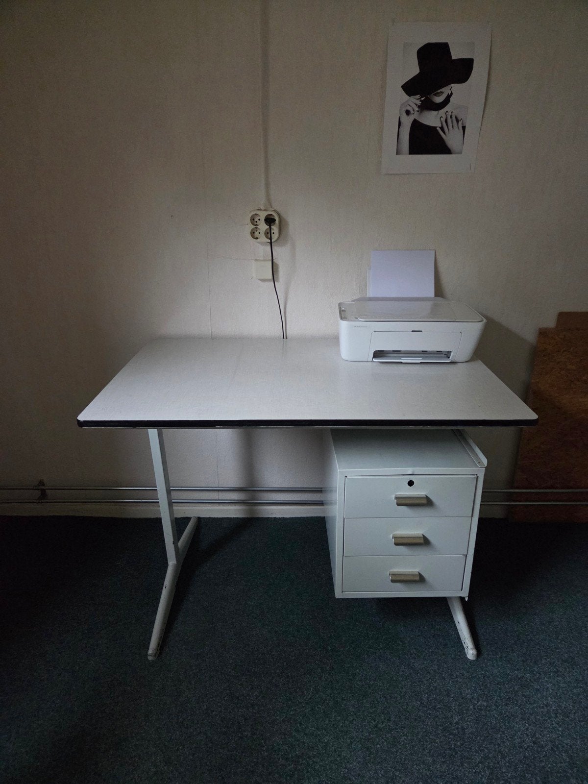 Ouderwets bureau met bureaustoel, Huis en Inrichting, Ophalen, Gebruikt