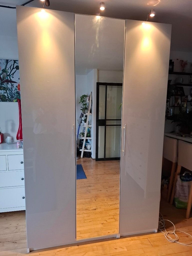 Mooie IKEA PAX Kledingkasten met verlichting, Gebruikt, 200 cm of meer, 150 tot 200 cm, 50 tot 75 cm