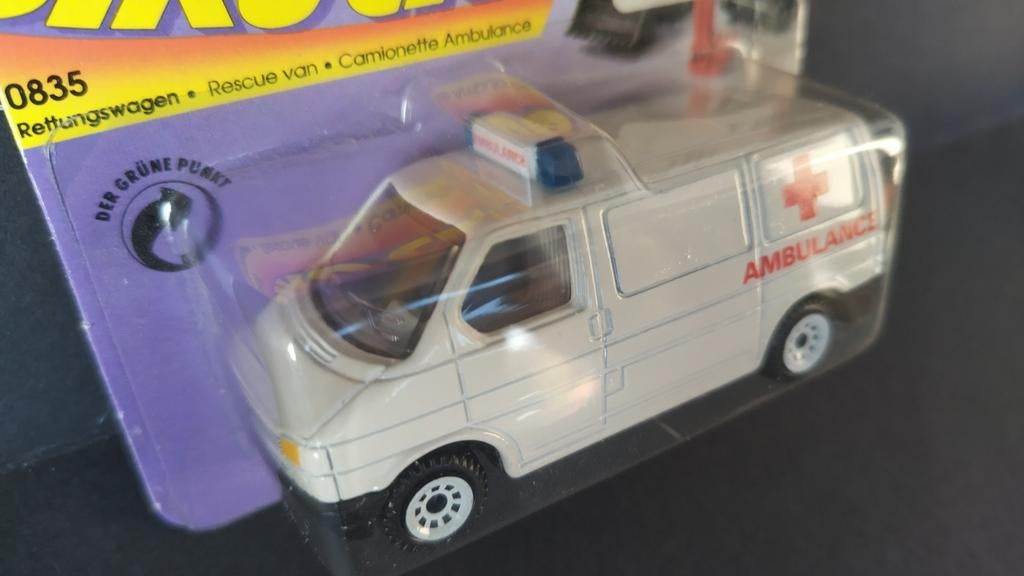 Volkswagen VW Transporter T4 ambulance Siku 0635 Pol, Schlittenbacherstrasse 60 Lüdenscheid Germany, Auto, Verzenden, Nieuw