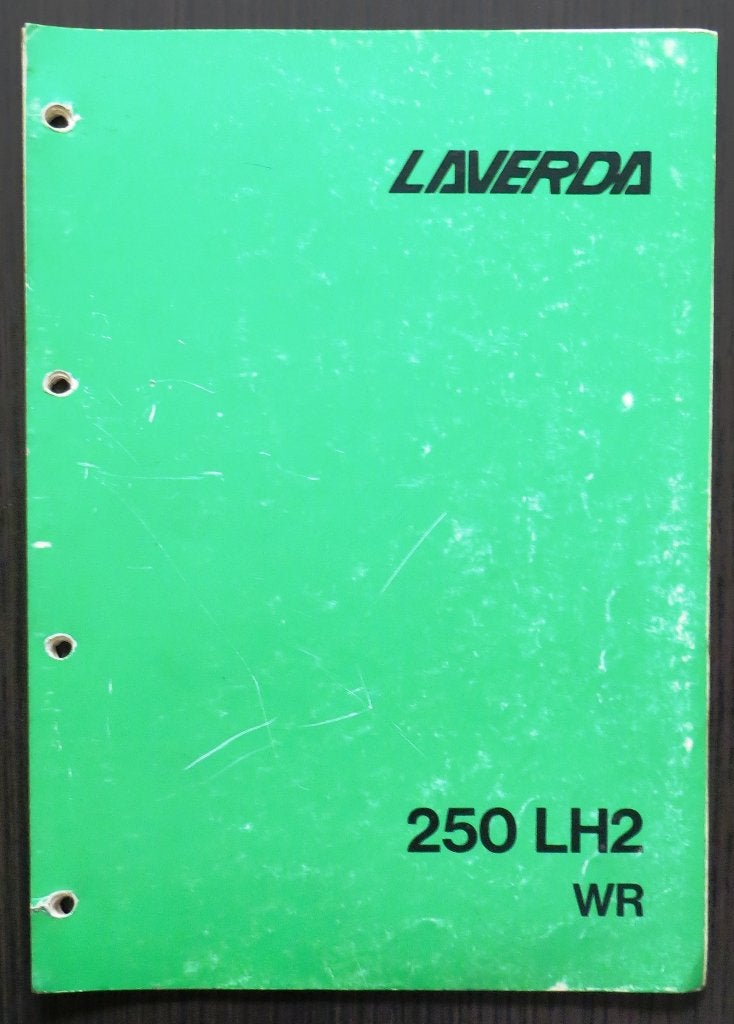Laverda 250 LH2 WR Onderdelenboek - 1978 (Husqvarna-blok), Verzenden, Overige merken