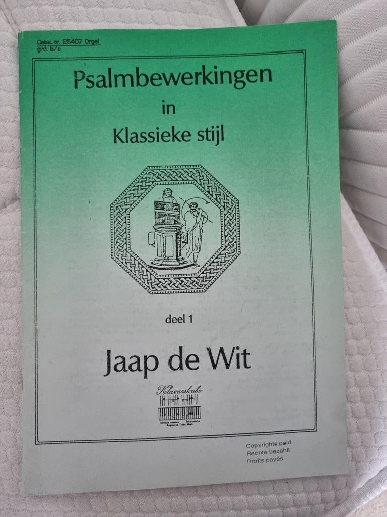 Klavarskribo - psalmen in klassieke stijl - Jaap de Wit, Muziek en Instrumenten, Ophalen of Verzenden, Artiest of Componist, Religie en Gospel