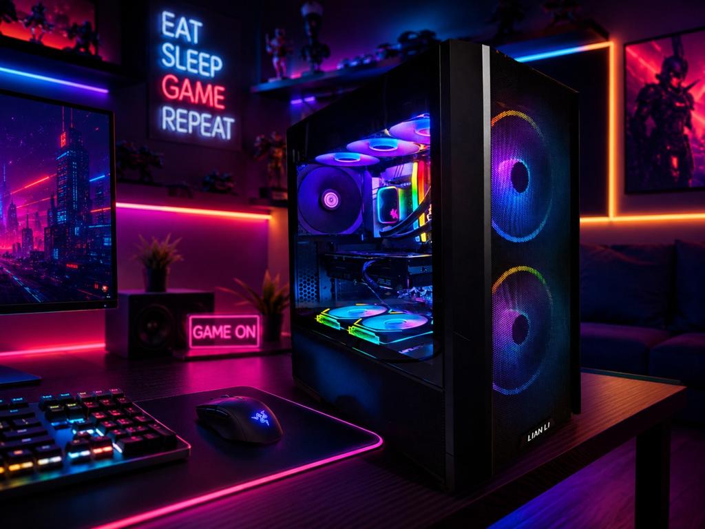 RGB GAME PC - INTEL I9 14th - RTX 5070 - 32GB - 2TB - WIN 11, Ophalen, Kapoen PC Gaming, 32 GB, Intel Core i9