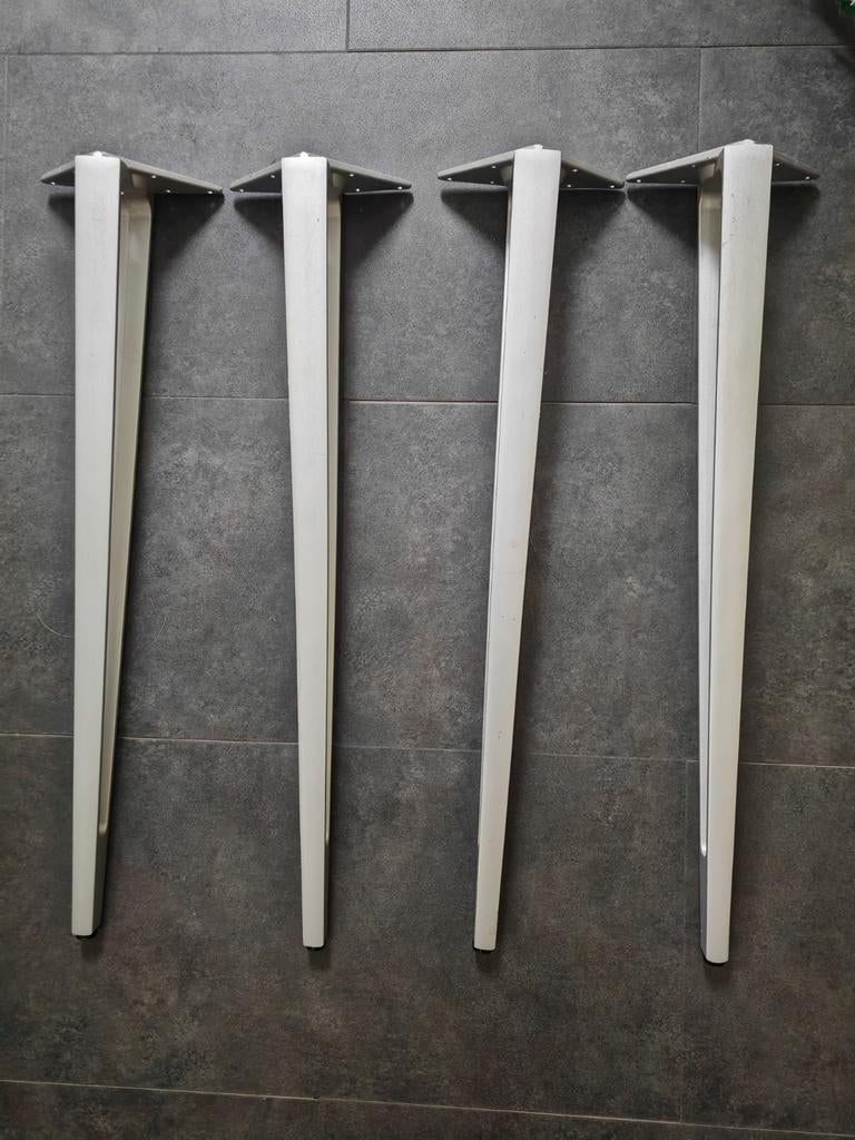 Tafelblad 150x80x3,5 cm met 4 tafelpoten 70cm, Ophalen, Rechthoekig, 50 tot 100 cm