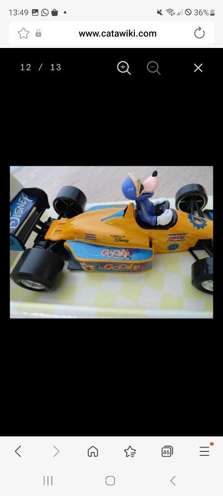 Goofy Bburago, Ophalen of Verzenden, Goofy of Pluto, Zo goed als nieuw, Beeldje of Figuurtje