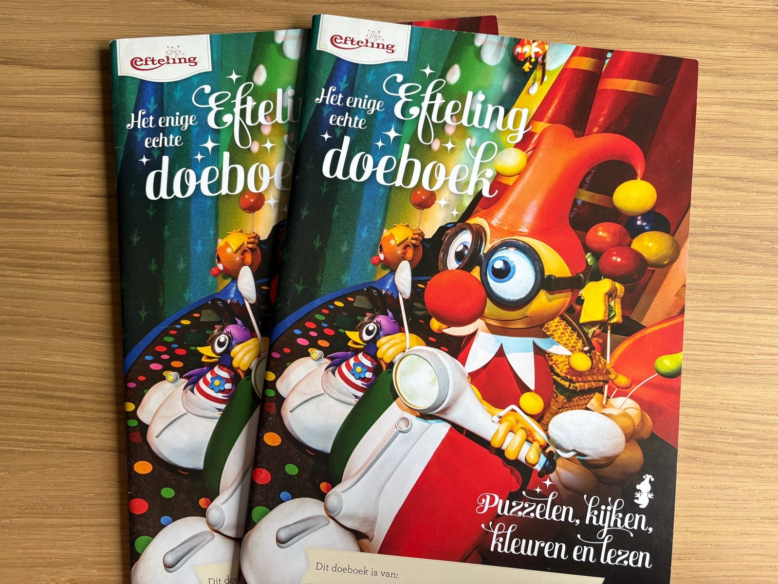 Efteling Doeboeken - Puzzelen, kleuren en lezen, Verzamelen, Ophalen of Verzenden, Nieuw, Overige typen