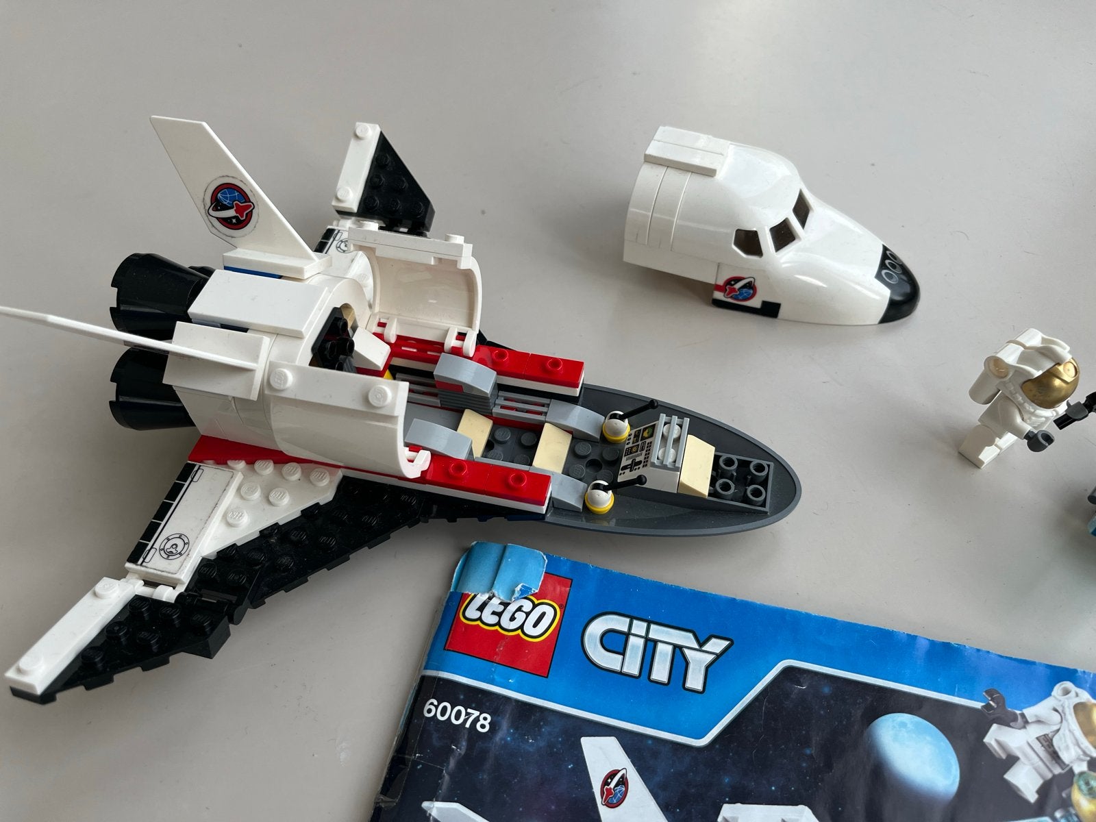 Lego City Ruimte Shuttle 60078 met Astronauten, Lego, Inclusief instructies, Ophalen of Verzenden, Complete set