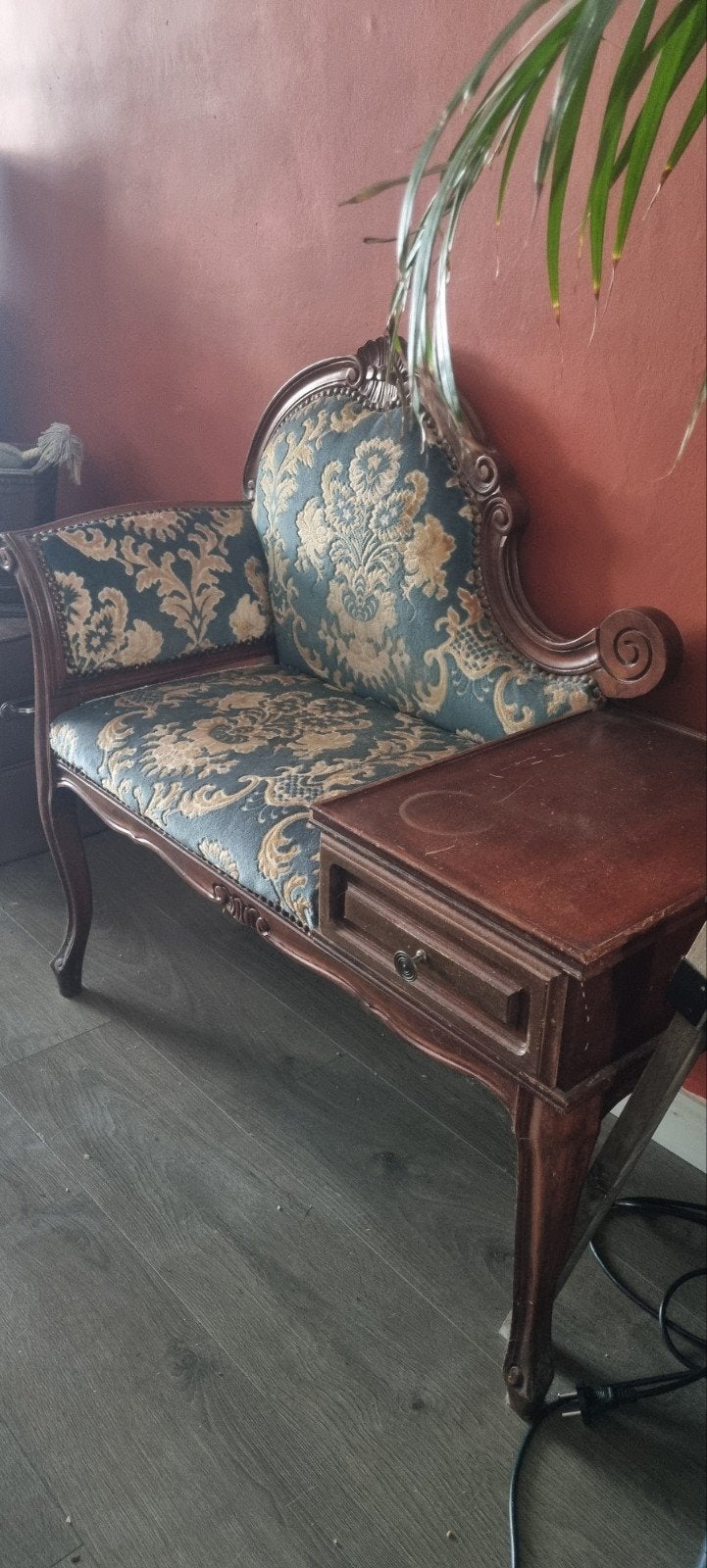 antiek/retro telefoonbankje, Ophalen
