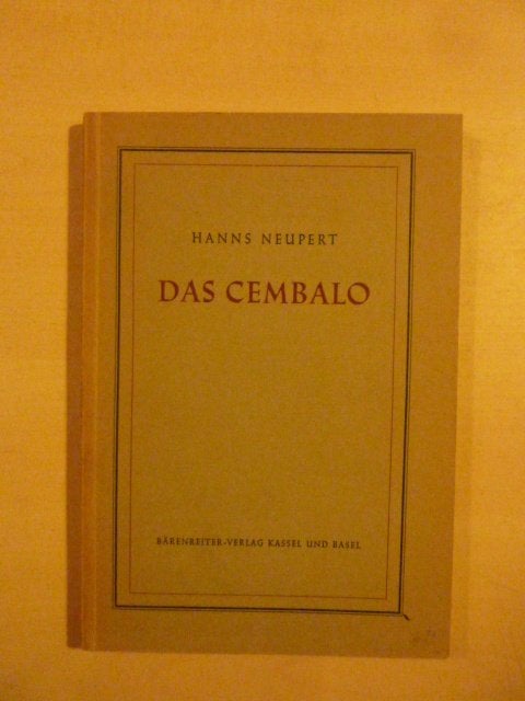 Hanns Neupert - Das cembalo, Verzenden, Zo goed als nieuw, Artiest
