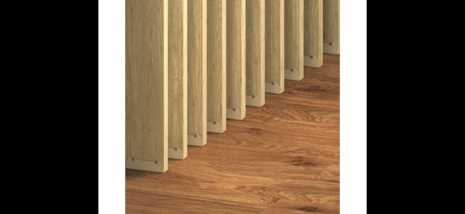 Roomdivider planken eiken, Ophalen, Nieuw, Hout
