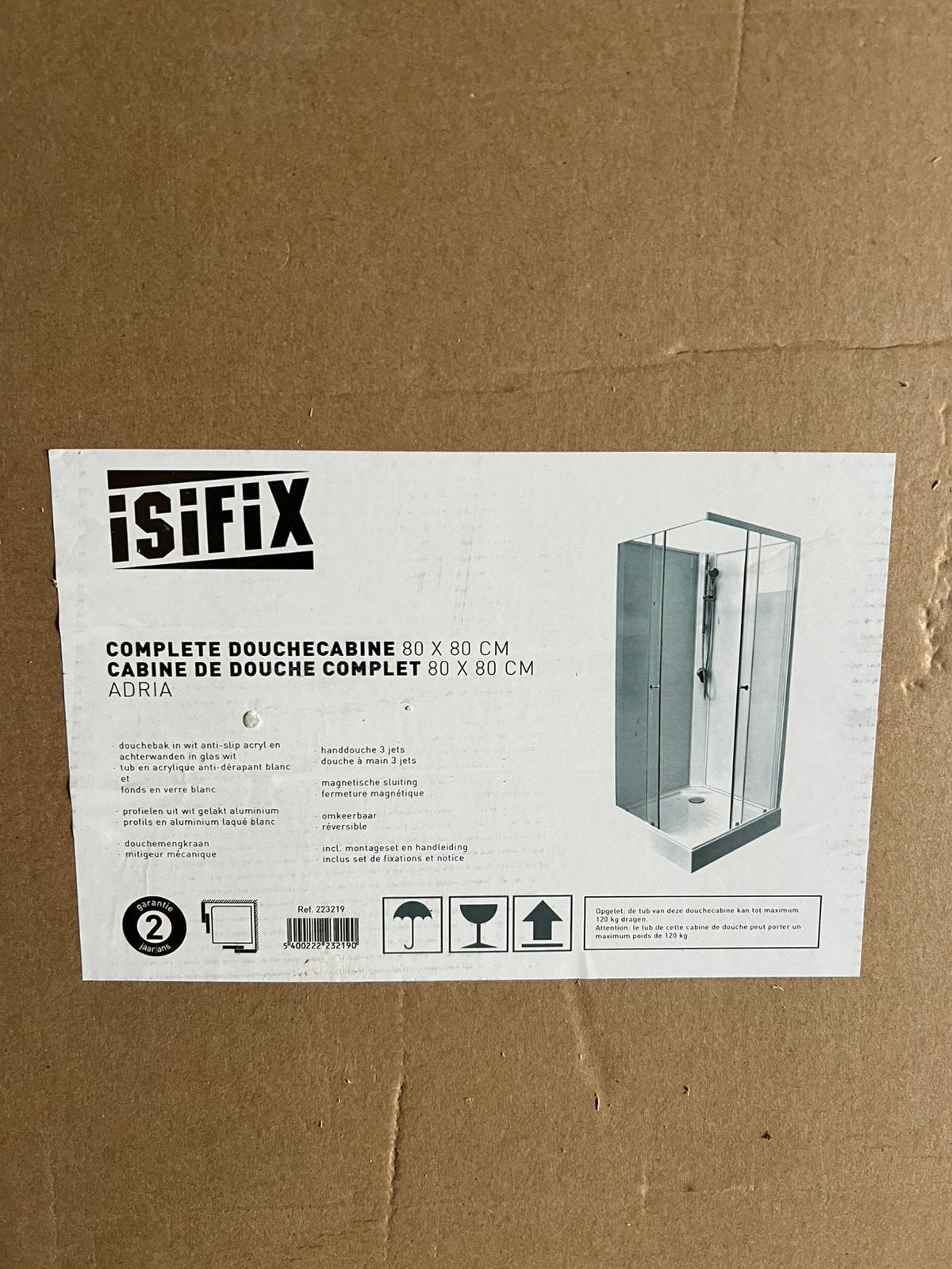 Complete douchecabine 80x80, Ophalen, Zo goed als nieuw, Douche