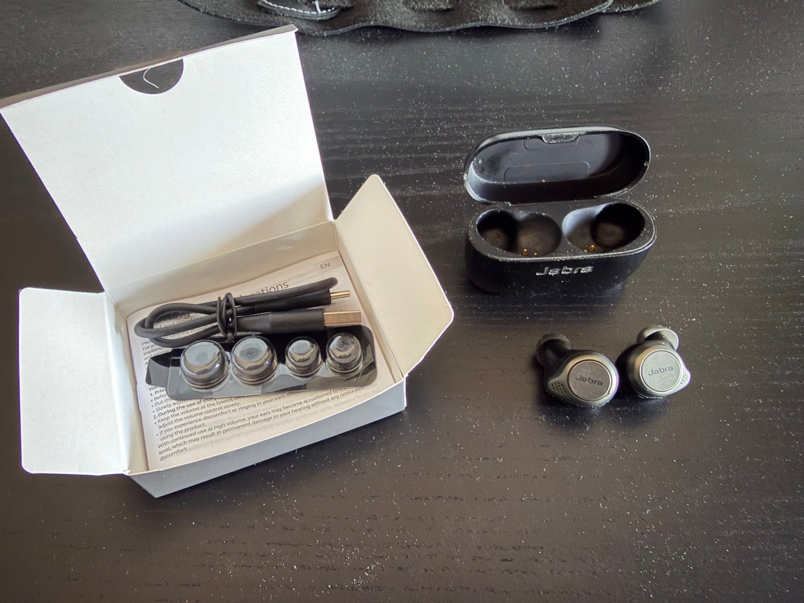 Jabra Elite 75T Titanium draadloze oortjes - Gebruikt, In-ear, Gebruikt, Bluetooth, Ophalen of Verzenden