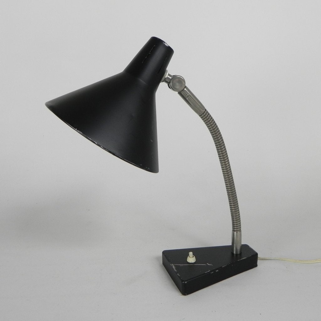 Hala 'Zonneserie' bureaulamp van H. Busquet, jaren 60, Ophalen of Verzenden