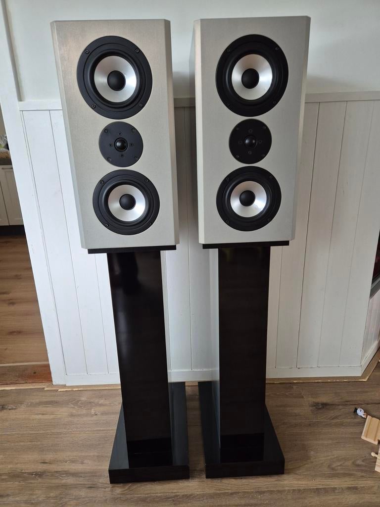 Te koop zelfbouw Visaton Couplet, Audio, Tv en Foto, Gebruikt, Minder dan 60 watt, Front, Rear of Stereo speakers, Ophalen