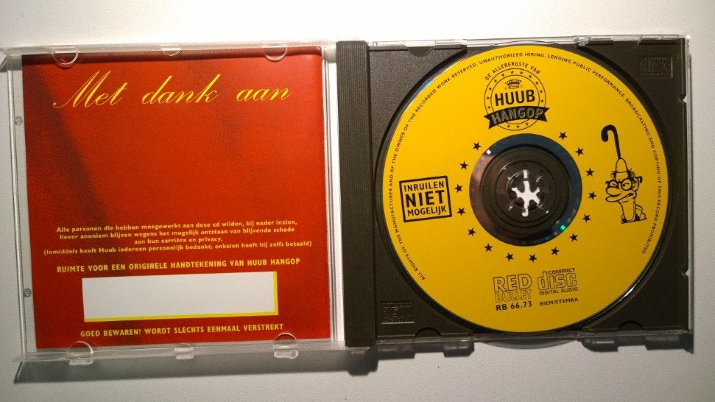 Huub Hangop - De Allerergste Van Huub Hangop, Ophalen of Verzenden, Zo goed als nieuw, Feestmuziek, Album