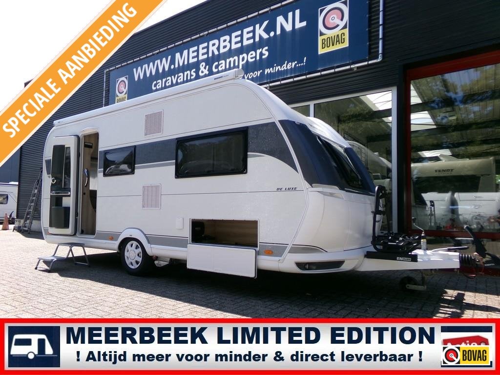 Hobby De Luxe 495 UL +MOVER+LUIFEL+AS 1550KG+ROLBODEM+ETC, Caravans en Kamperen, Caravans, Rondzit, Hobby, Schokbreker, Particulier