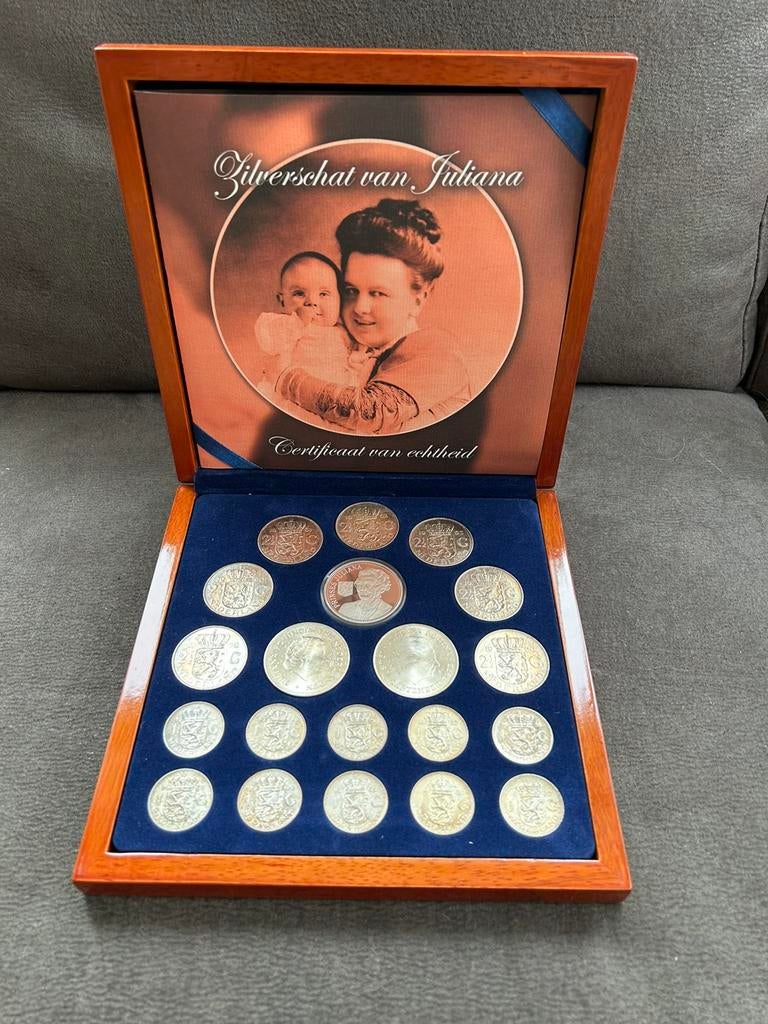 Zilverschat Juliana, Ophalen, Koningin Juliana, Setje, Zilver