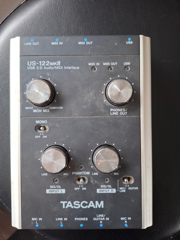 Tascam US-122mkII USB 2.0 Audio/MIDI Interface, Muziek en Instrumenten, Overige Muziek en Instrumenten, Gebruikt, Ophalen of Verzenden